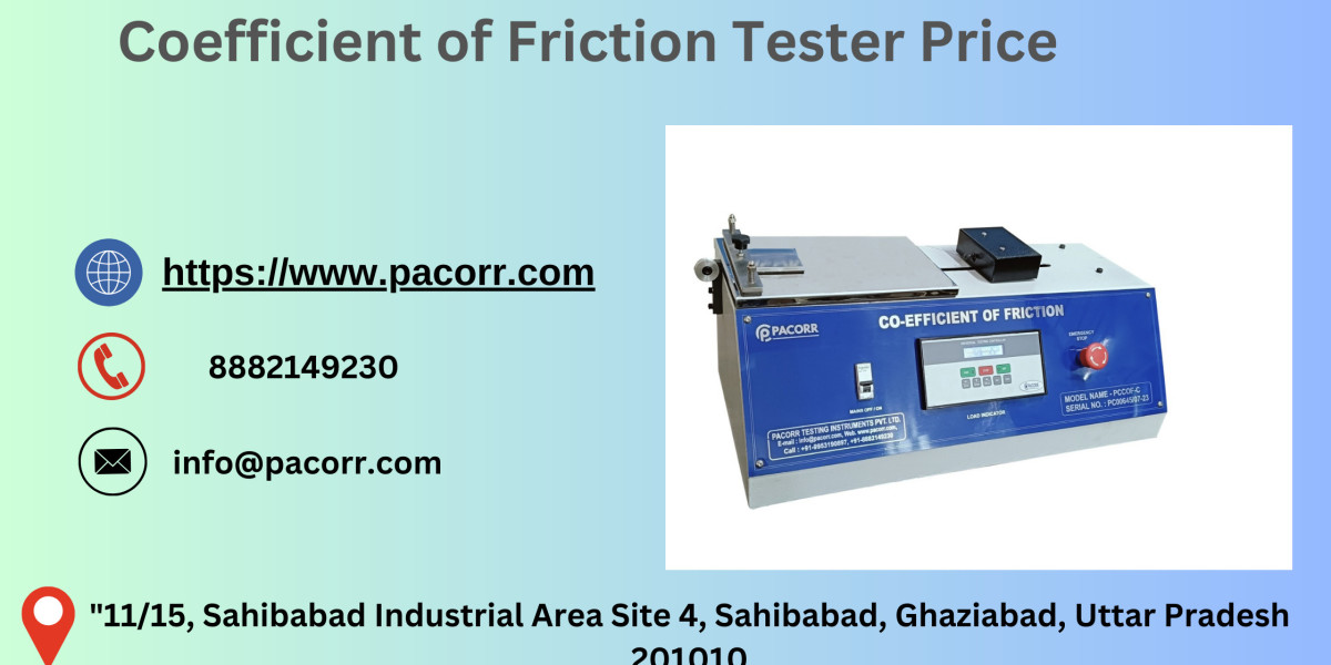 Understanding the Vital Role of the Coefficient of Friction Tester in Quality Control: Ensuring Product Safety and Perfo