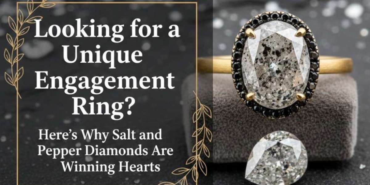 Looking for a Unique Engagement Ring? Here’s Why Salt and Pepper Diamonds Are Winning Hearts