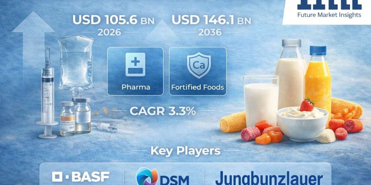 Global Calcium Gluconate Market Outlook 2026–2036: India & USA Lead Pharma & Nutrition Growth as BASF, DSM, Jung